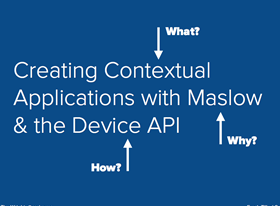 How, what, and why of contextual applications